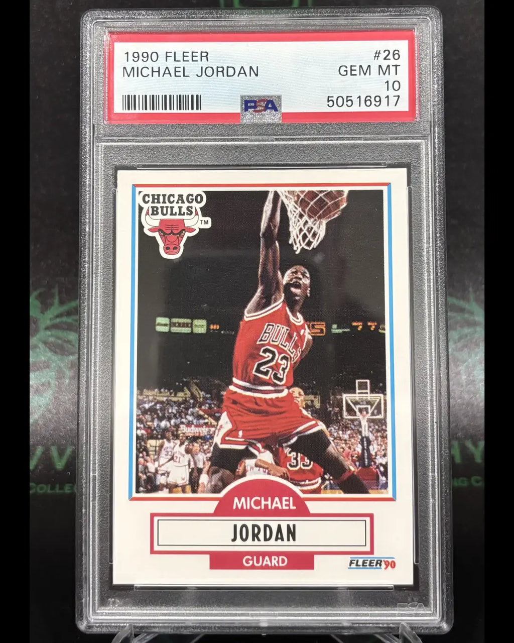 1990 Fleer MICHAEL JORDAN #26 PSA 10 GEM MINT HYYVVE