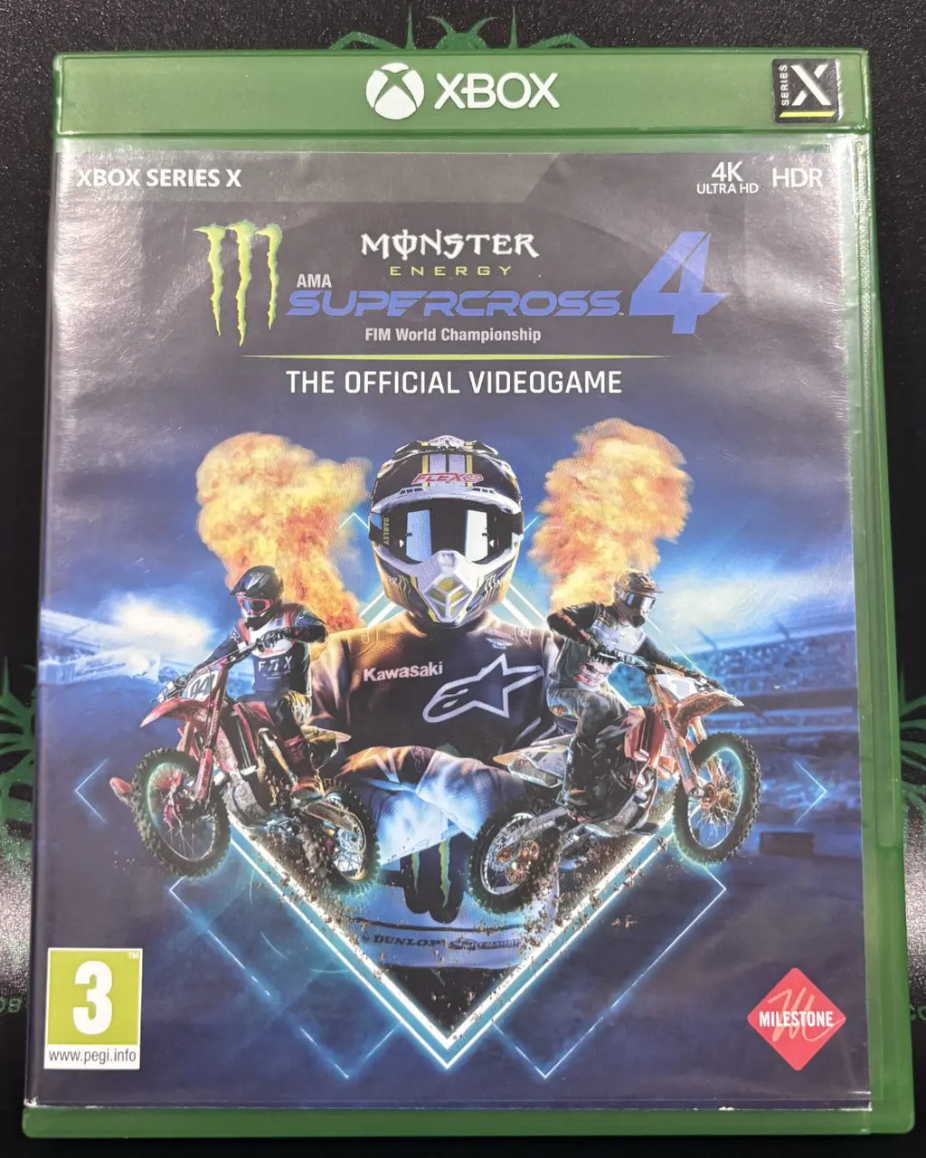 Monster Energy Supercross 4: The Official Videogame PRE-OWNED | Xbox One Series One X Enhanced HYYVVE