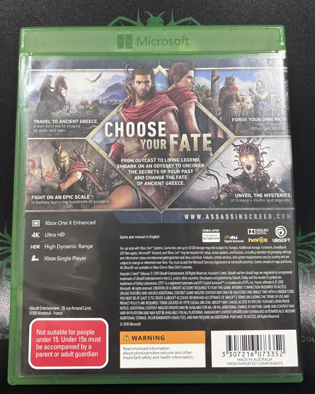 Assassin's Creed Odyssey PRE-OWNED | Xbox One Series One X Enhanced HYYVVE