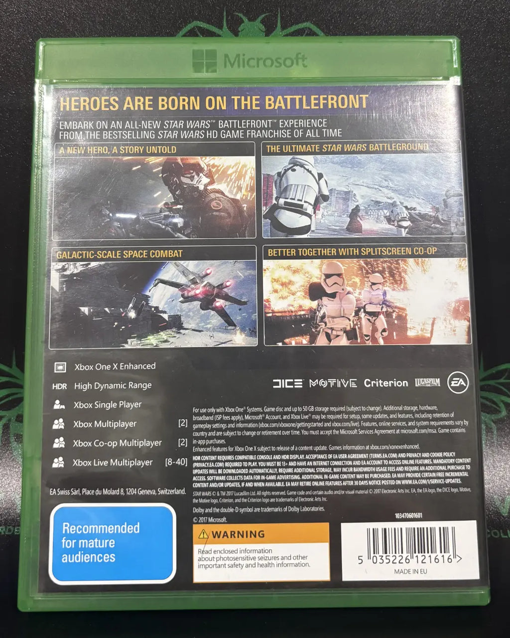 Star Wars Battlefront II PRE-OWNED | Xbox One Series One X Enhanced HYYVVE