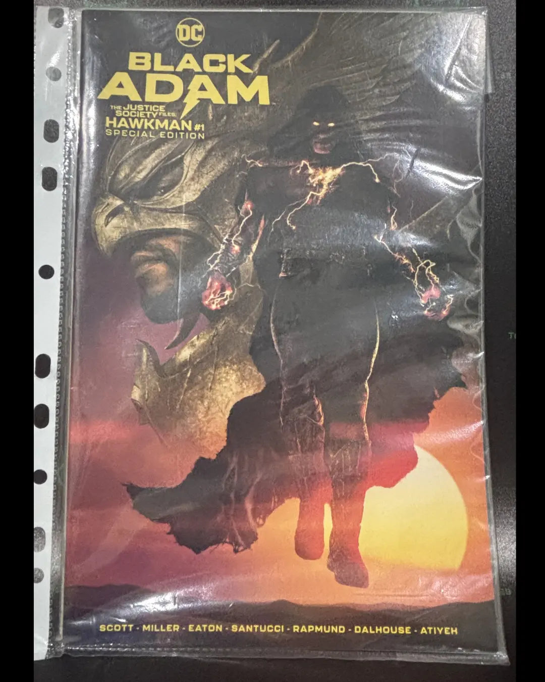 DC Comics Black Adam: The Justice Society Files - Hawkman #1 Special Edition 2022 Near Mint - GEM Mint HYYVVE