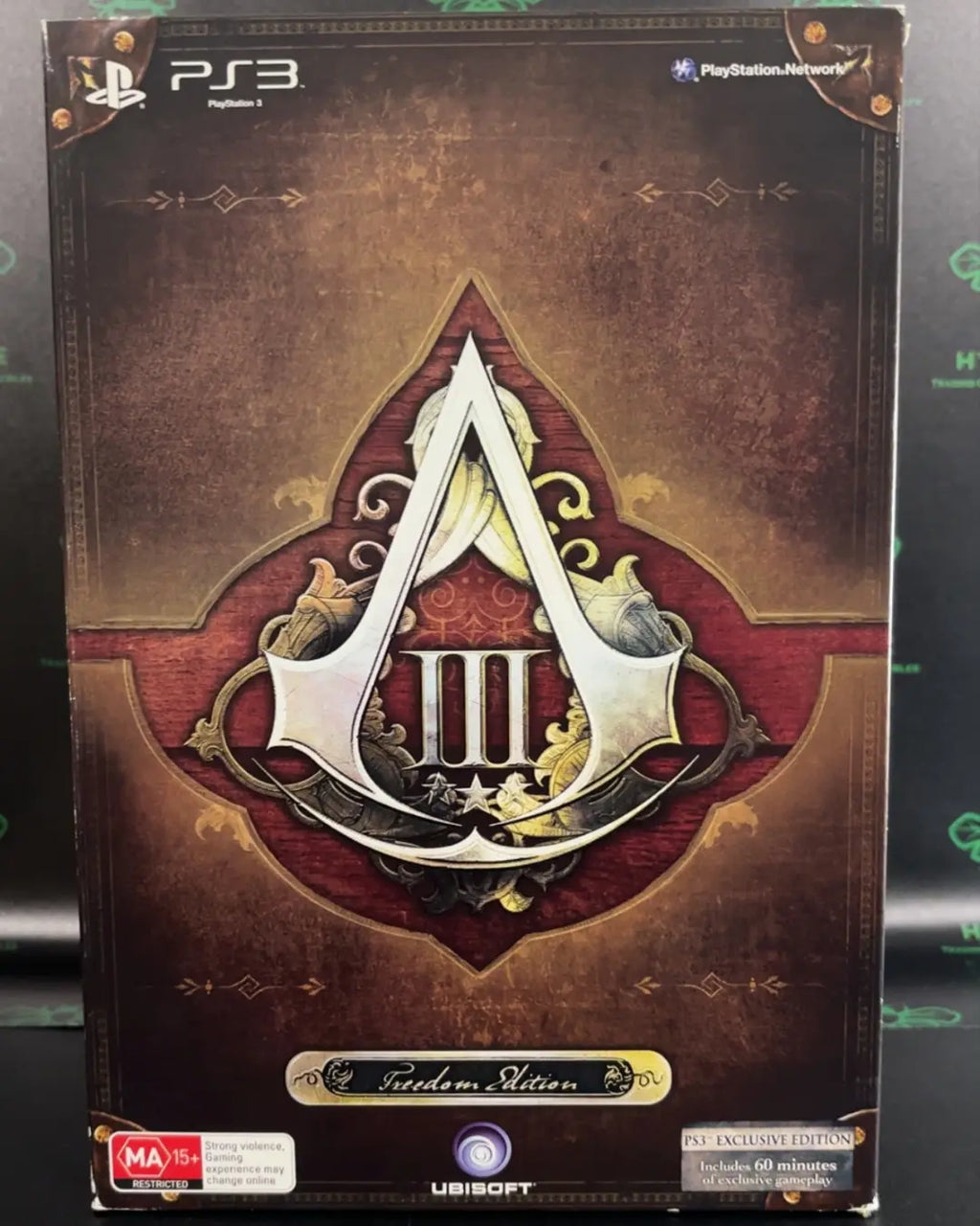 Assassin’s Creed III Freedom Edition PS3 PRE-OWNED | Limited Collector’s Edition | Complete Box Set HYYVVE