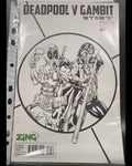 Marvel Comics Deadpool V Gambit #1 2016 Black & White Variant Cover ZING EXCLUSIVE Near Mint HYYVVE