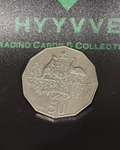 2001 50c Australian coin Cent of Federation Double Strike Error RARE