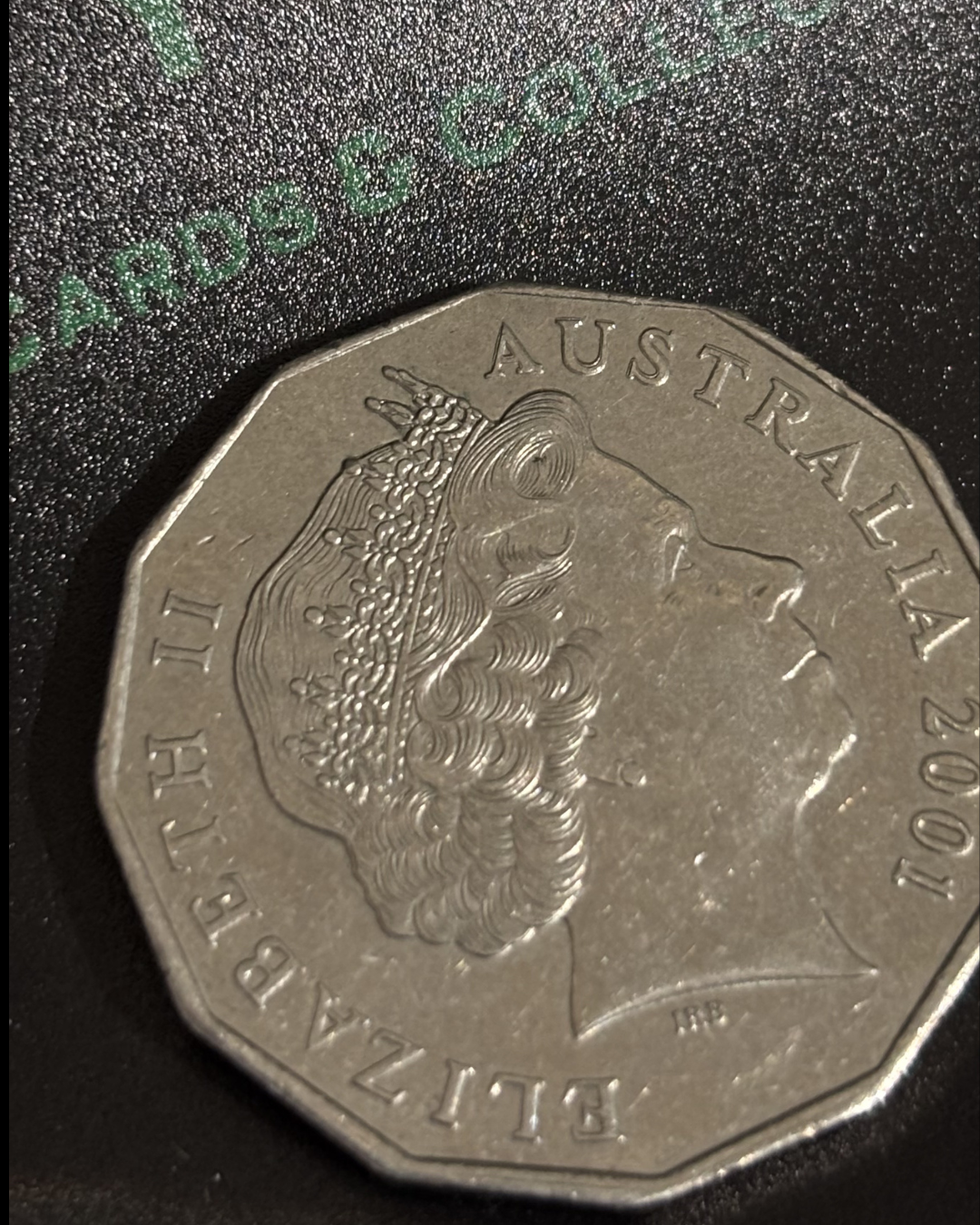 2001 50c Australian coin Cent of Federation Double Strike Error RARE