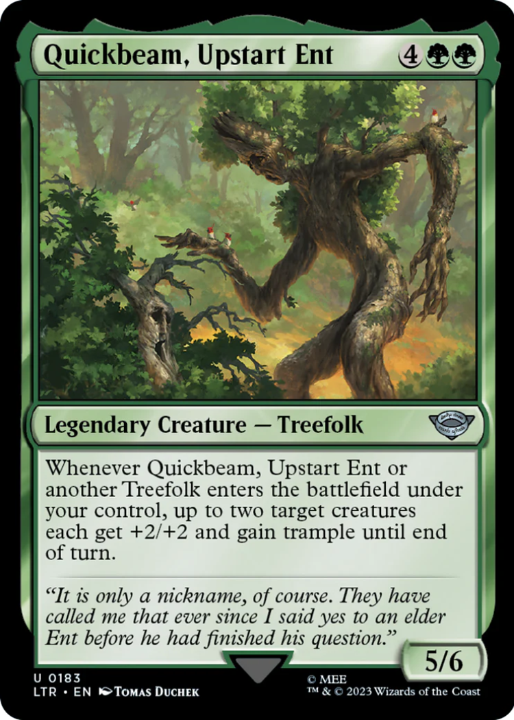 Quickbeam, Upstart Ent - The Lord of the Rings: Tales of Middle-earth