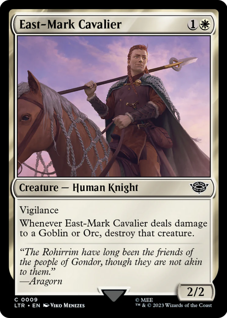 East-Mark Cavalier - The Lord of the Rings: Tales of Middle-earth
