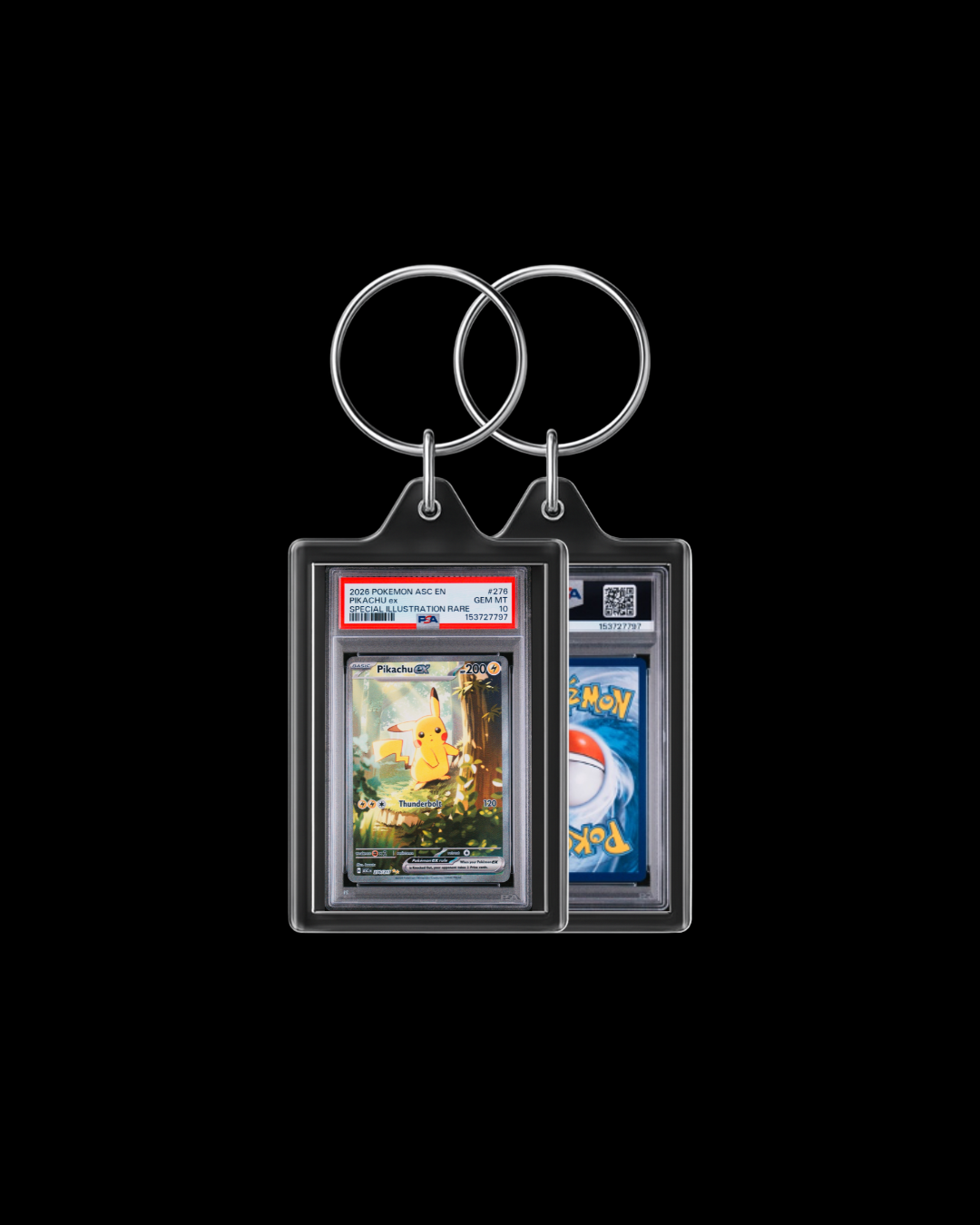 2026 ASC EN Pikachu EX Special Illustration Rare #276 Keychain