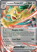 Team Rocket's Persian ex - 150/182 150 - SV10 Destined Rivals Holofoil